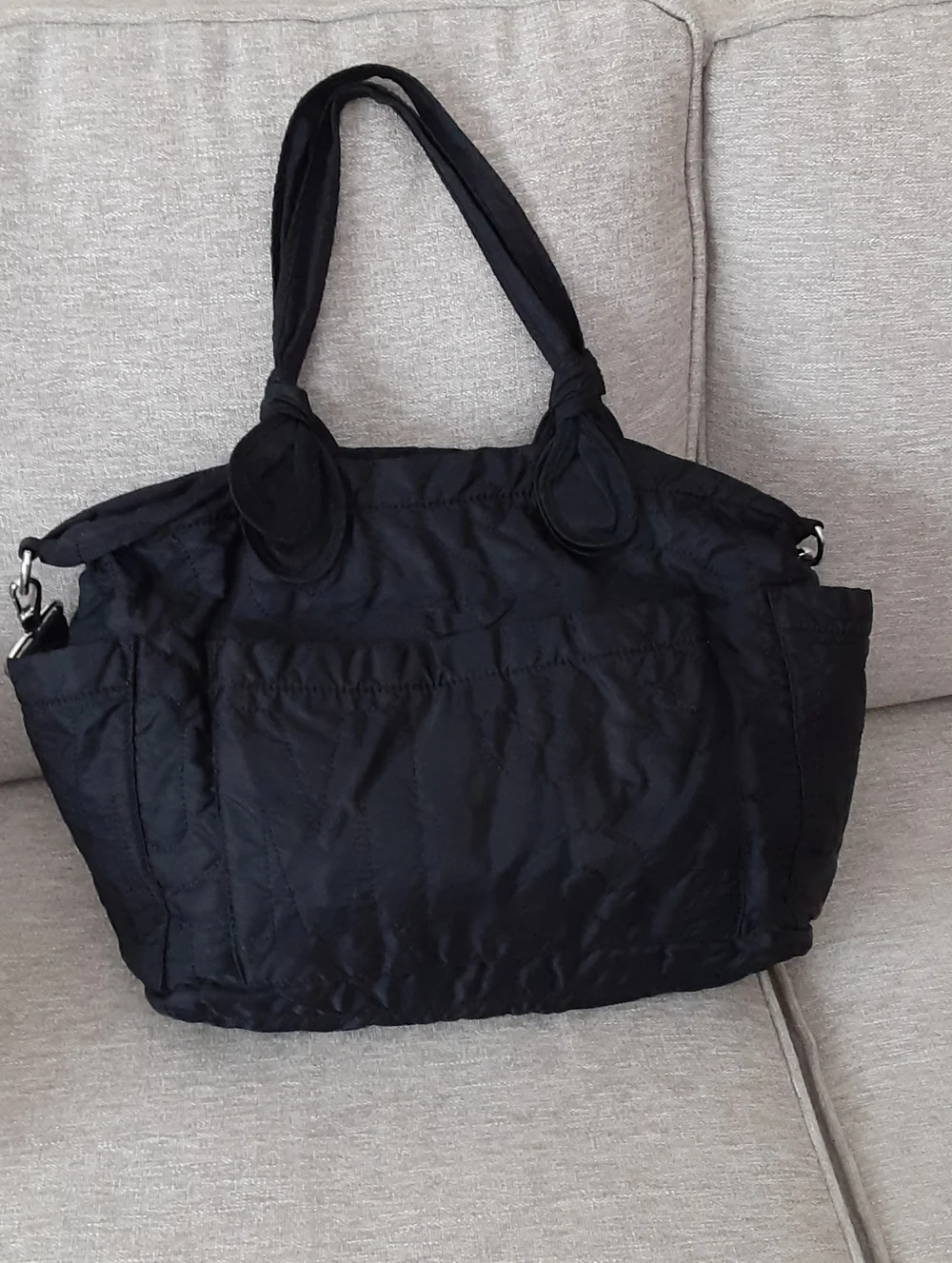 Marc By Marc Jacobs Black Quilted Tote  ,traveling Bag